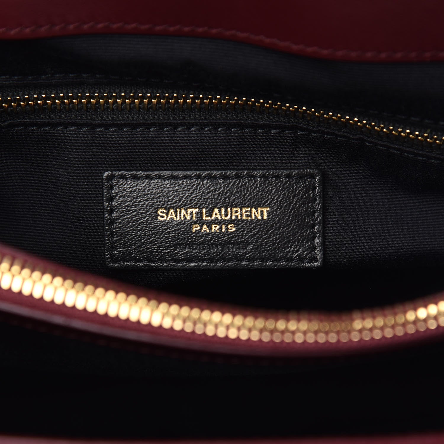 Saint Laurent Calfskin Y Quilted Monogram Medium Loulou Chain Satchel Palissandre 7 of 10