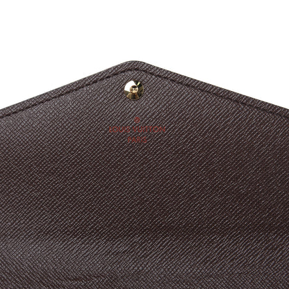 Louis Vuitton Damier Ebene Sarah Wallet NM 6 of 8