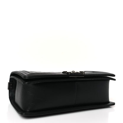 Chanel Lambskin Quilted Medium Boy Flap Black 4 of 9