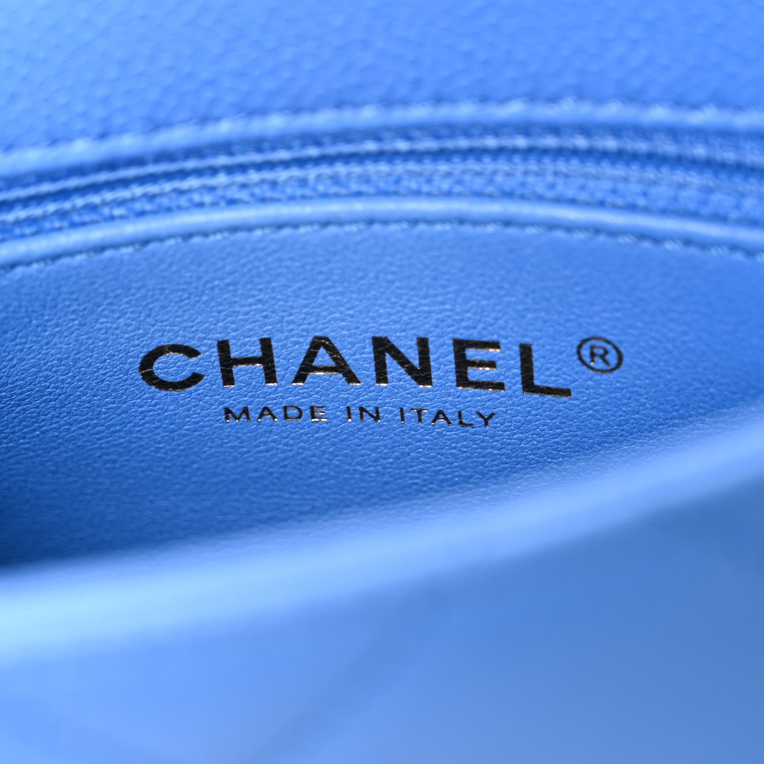 Chanel Caviar Quilted Mini Sweetheart Flap Blue 6 of 11