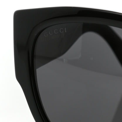 Gucci Acetate Square Frame Sunglasses GG0142SA Black 8 of 8