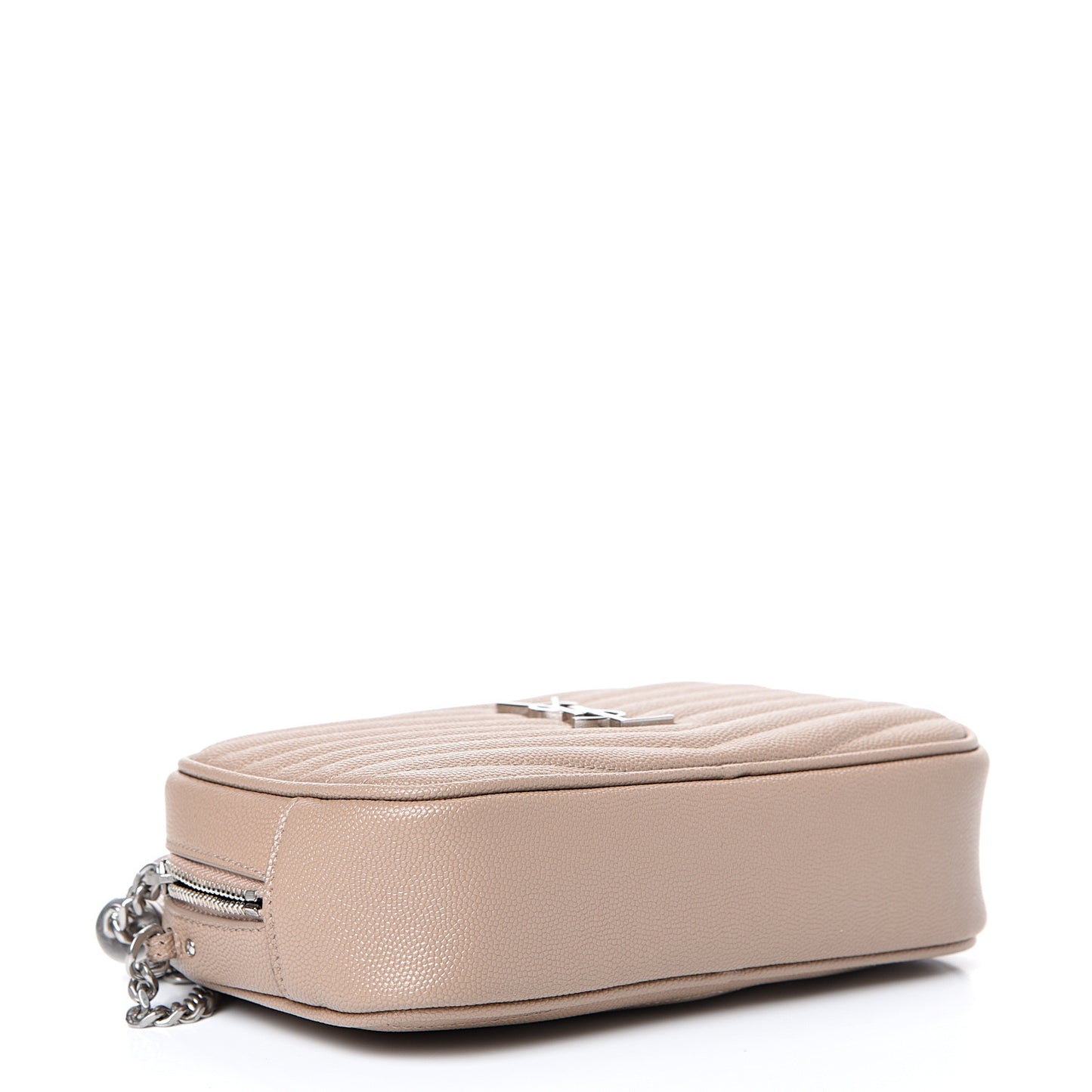 Grain De Poudre Matelasse Monogram Mini Lou Camera Bag Gold Sand