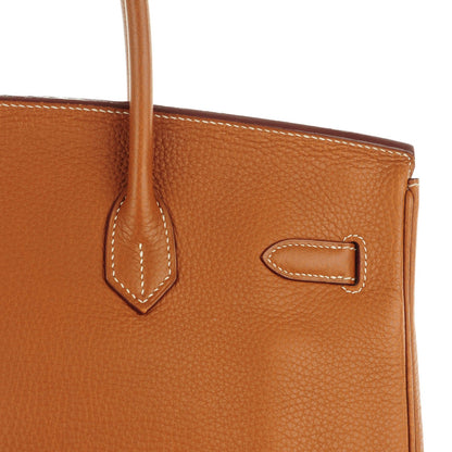 Hermes Taurillon Clemence Birkin 35 Gold 2 of 24
