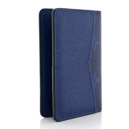 Louis Vuitton Taigarama Pocket Organizer NM Cobalt 3 of 9