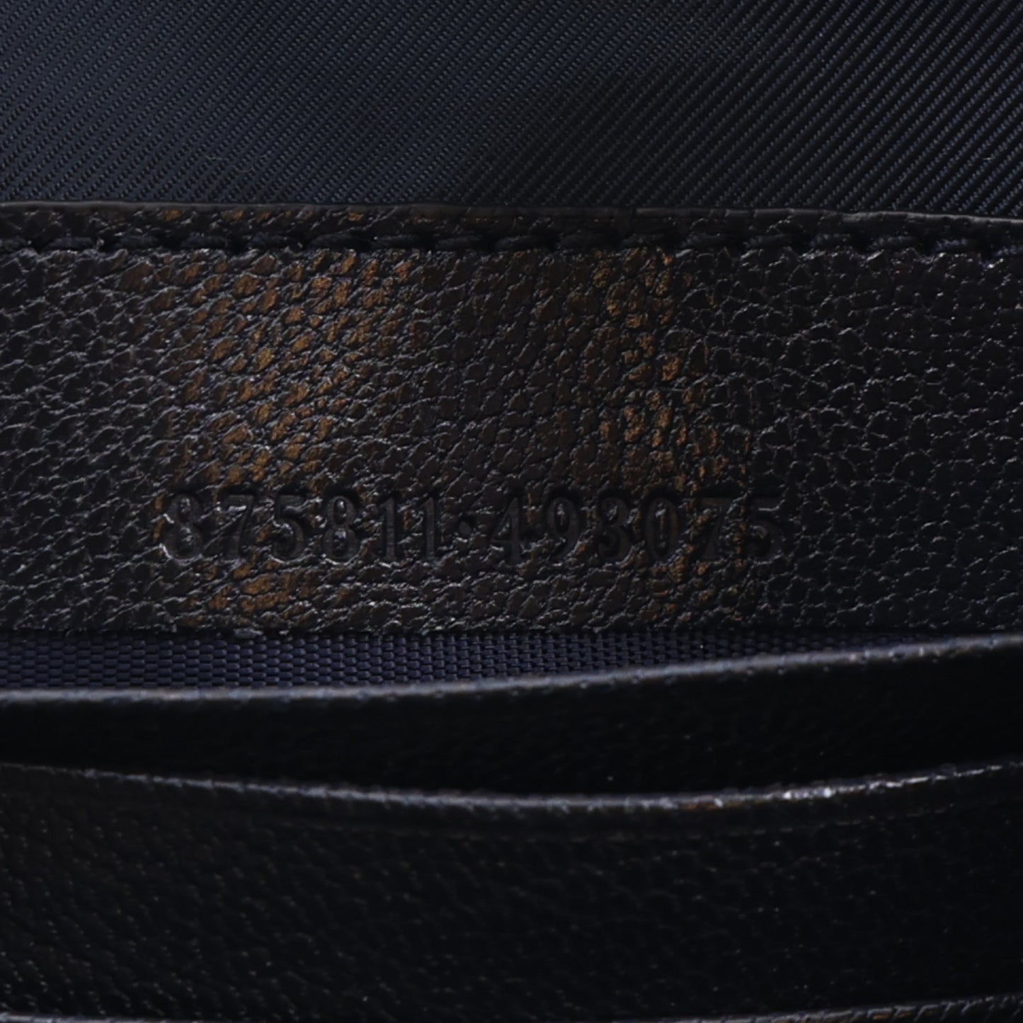 Washed Denim GG Monogram Mini Boston Bag Dark Blue
