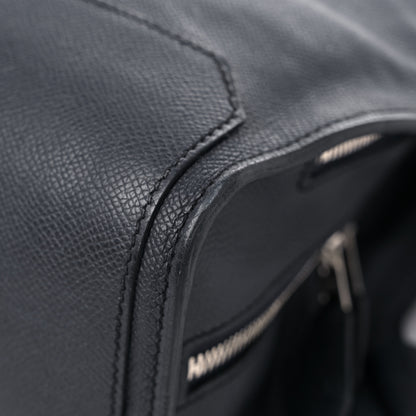 Hermes Grained Monsieur Cityback 27 Dark Navy Blue 12 of 14