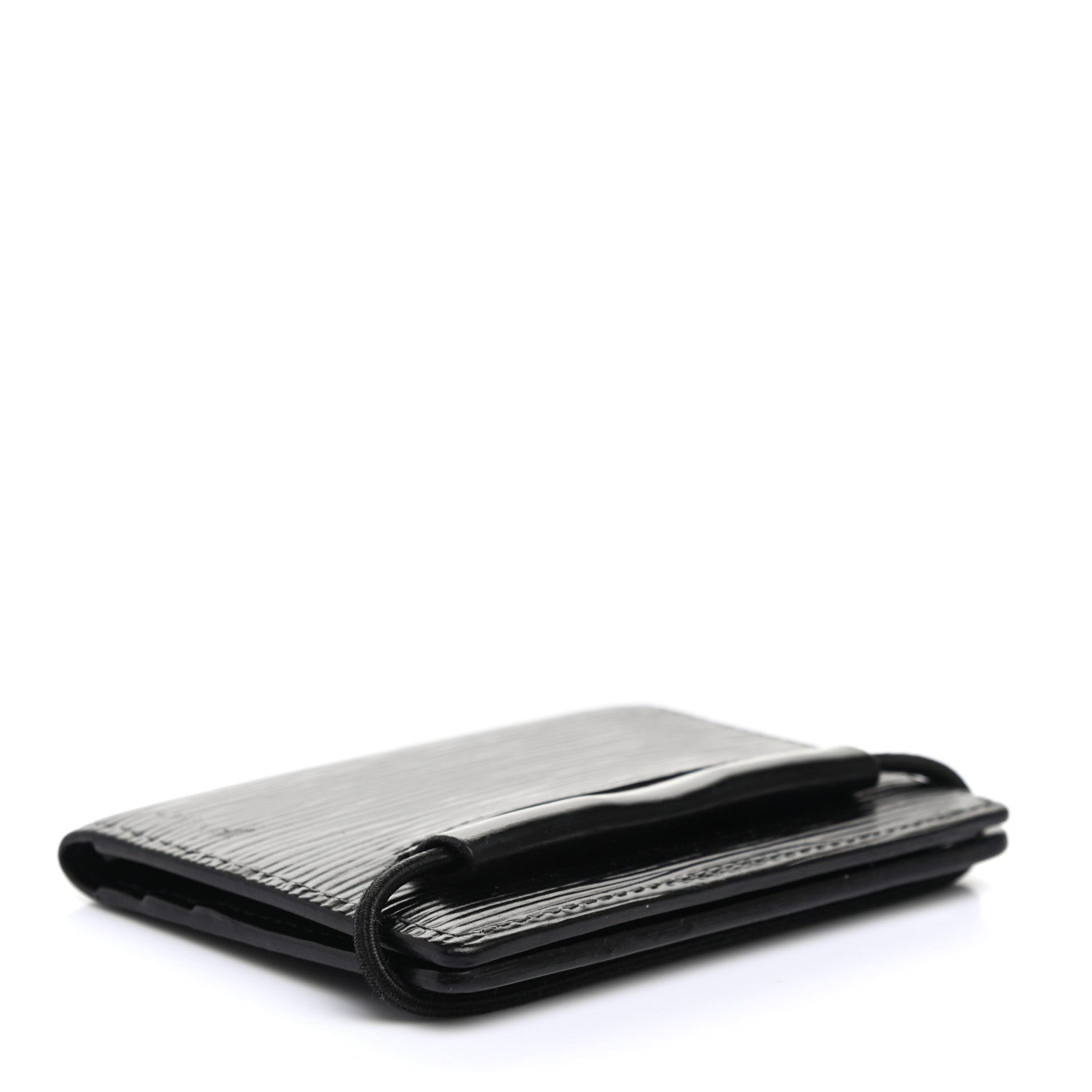 Louis Vuitton Epi Porte Monnaie Elastique Wallet Black 4 of 7