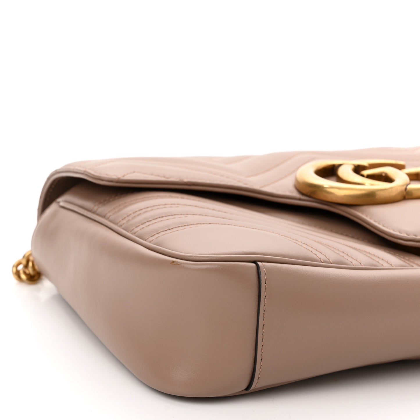Calfskin Matelasse Medium GG Marmont Shoulder Bag Porcelain Rose