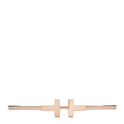 Tiffany 18K Rose Gold T Wire Bracelet 1 of 4