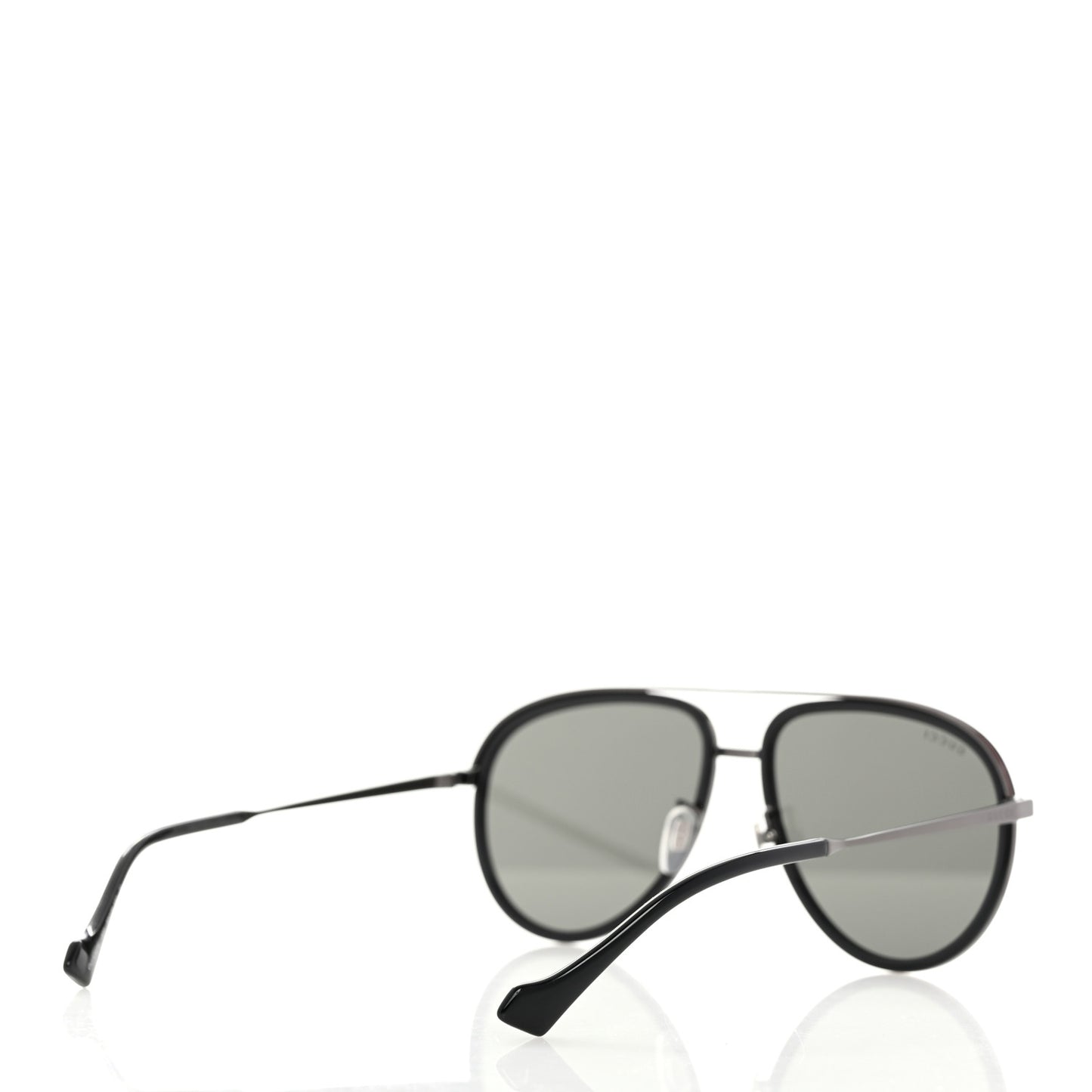 Metal Aviator Sunglasses GG1097S Grey Black