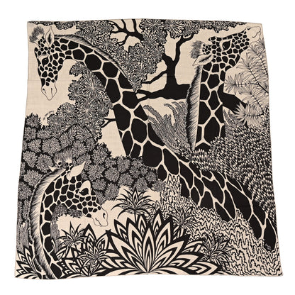 Hermes Cashmere Silk The Three Graces Shawl 140 Naturel Brun 1 of 4