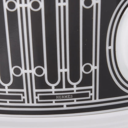 Hermes Porcelain H Deco Coffee/Tea Pot Black 7 of 10