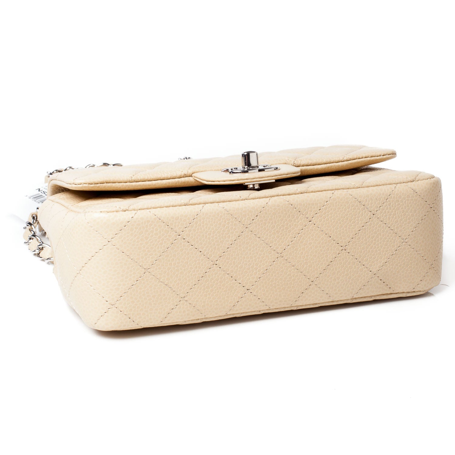 Chanel Caviar Quilted Mini Flap Beige Clair 6 of 11