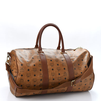 MCM Visetos Traveler Bag Cognac 2 of 10