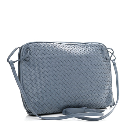 Bottega Veneta Nappa Intrecciato Large Nodini Crossbody Messenger Krim 3 of 10