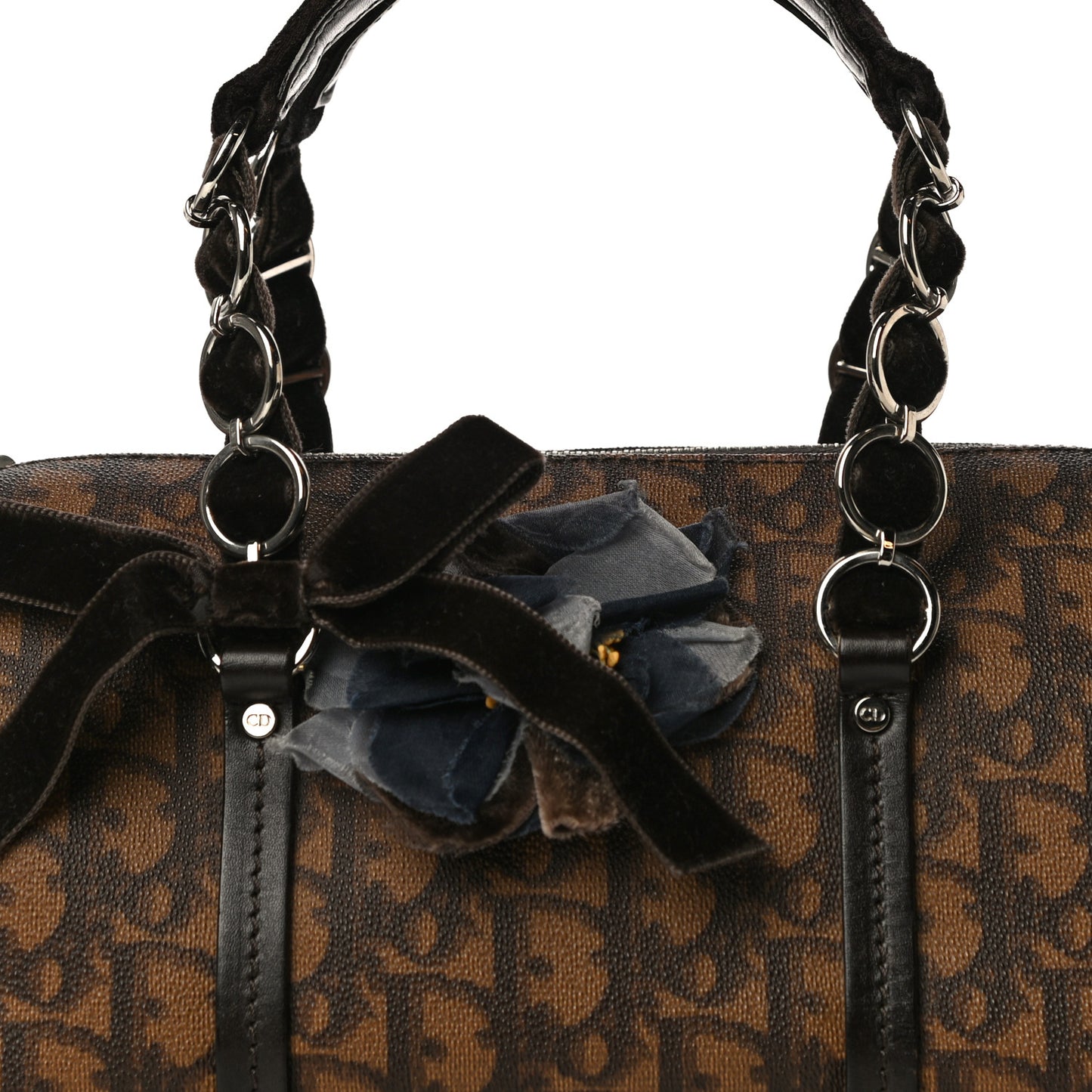 Monogram Trotter Romantique Boston Bag Brown