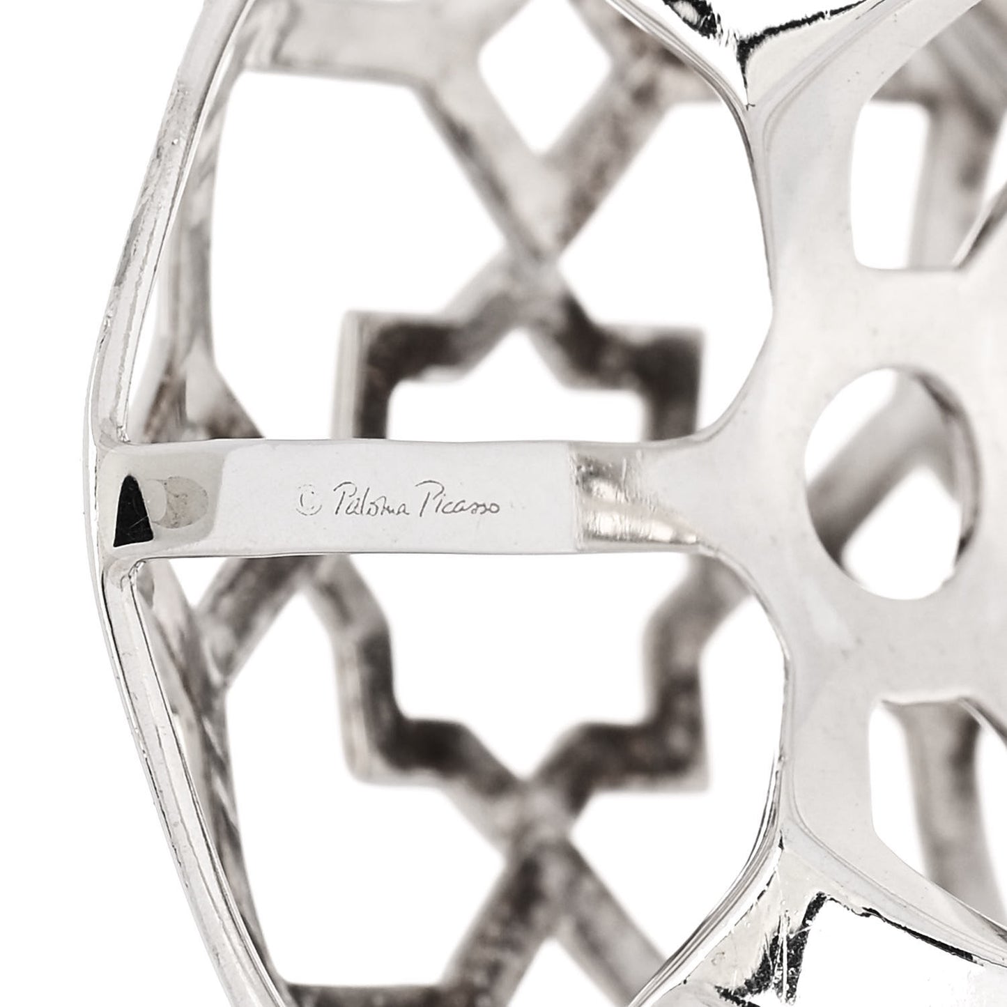 Sterling Silver Paloma Picasso Zellige Medallion Ring 51 5.75