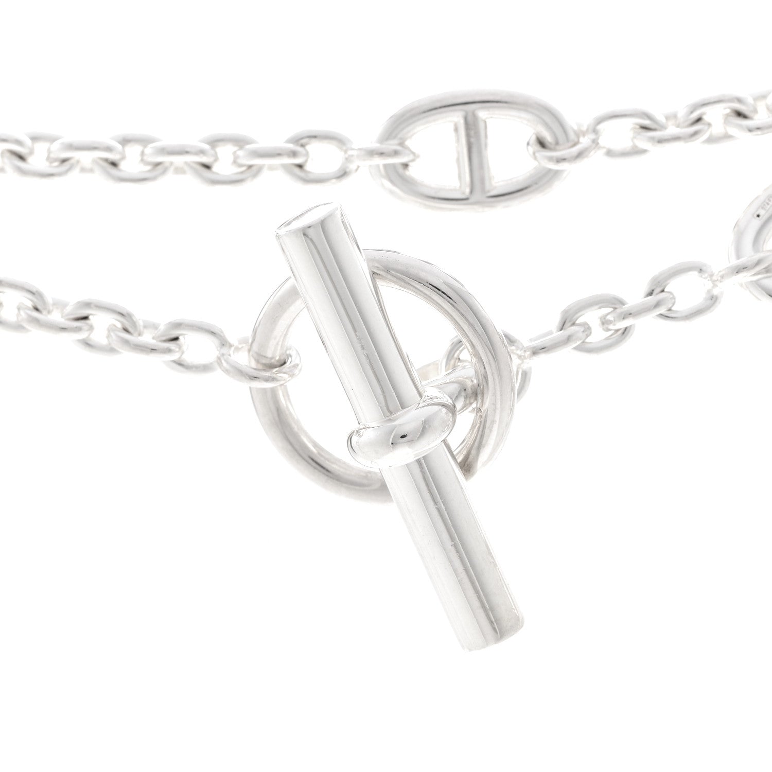 Hermes Sterling Silver Farandole Necklace 120 4 of 6