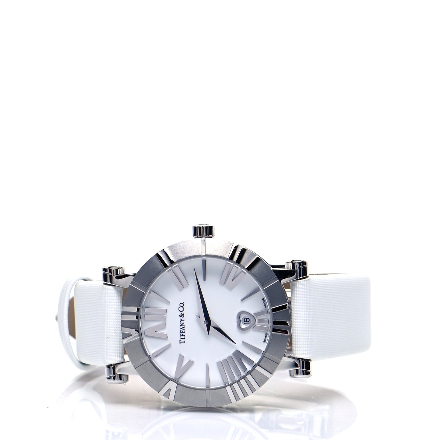 Stainless Steel Satin 30mm Atlas Quartz Watch