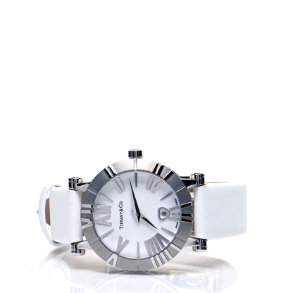 Tiffany Stainless Steel Satin 30mm Atlas Quartz Watch 2 of 4