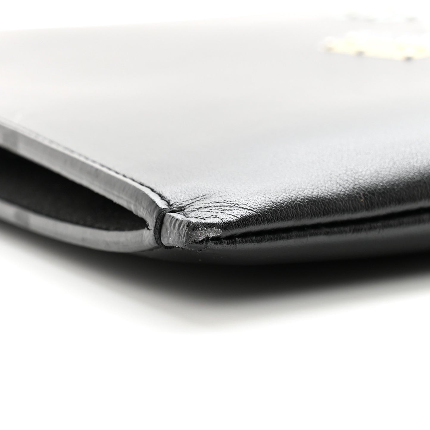 Calfskin Rider iPad Pouch Black Mulitcolor