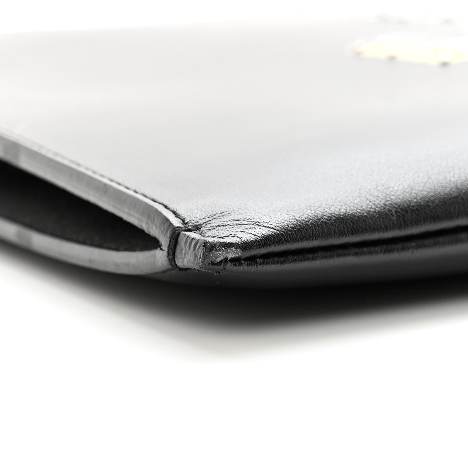 Saint Laurent Calfskin Rider iPad Pouch Black Mulitcolor 8 of 8