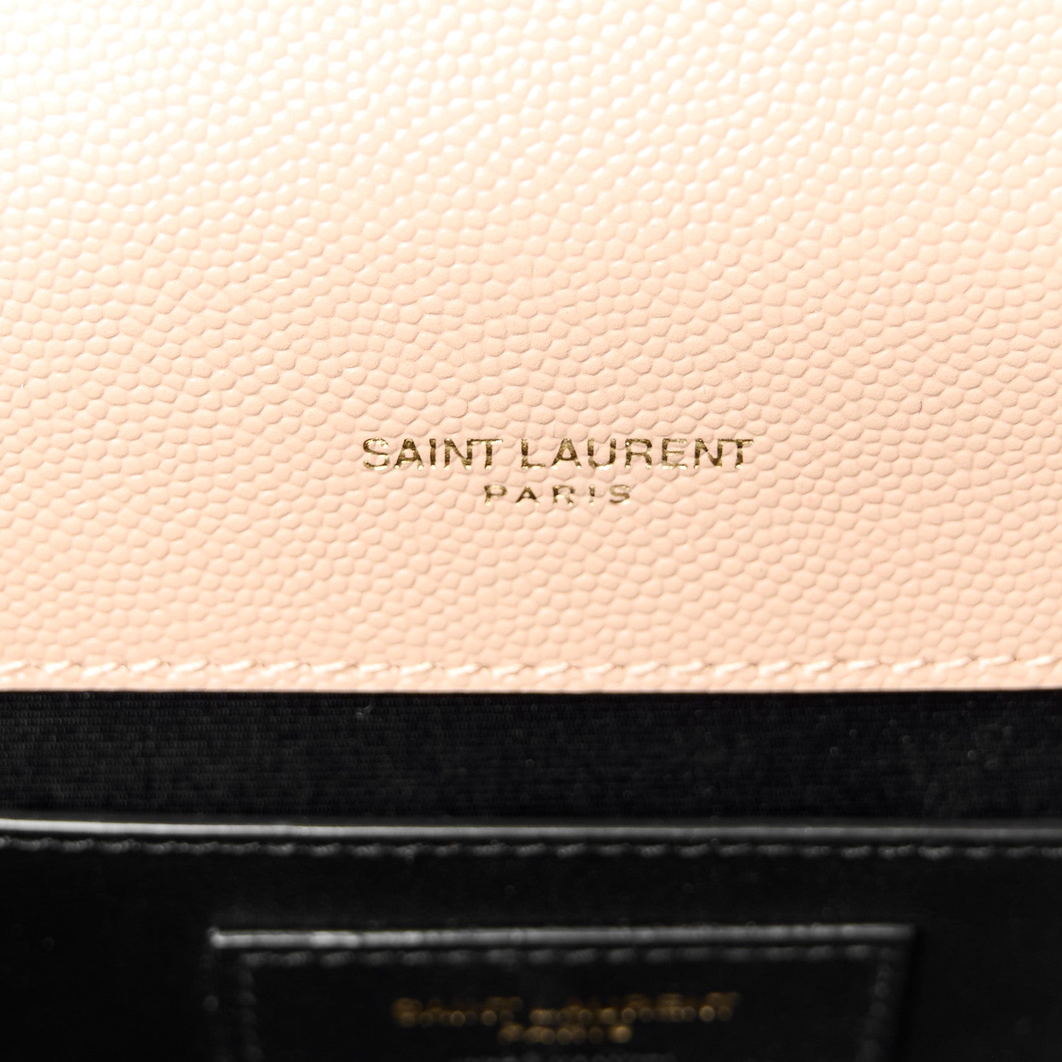 Saint Laurent Grain De Poudre Textured Mixed Matelasse Triquilt Medium Monogram Satchel New Nude 6 of 11