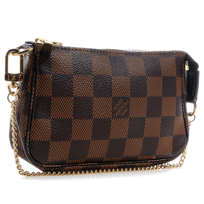 Louis Vuitton Damier Ebene Mini Pochette Accessories 3 of 8