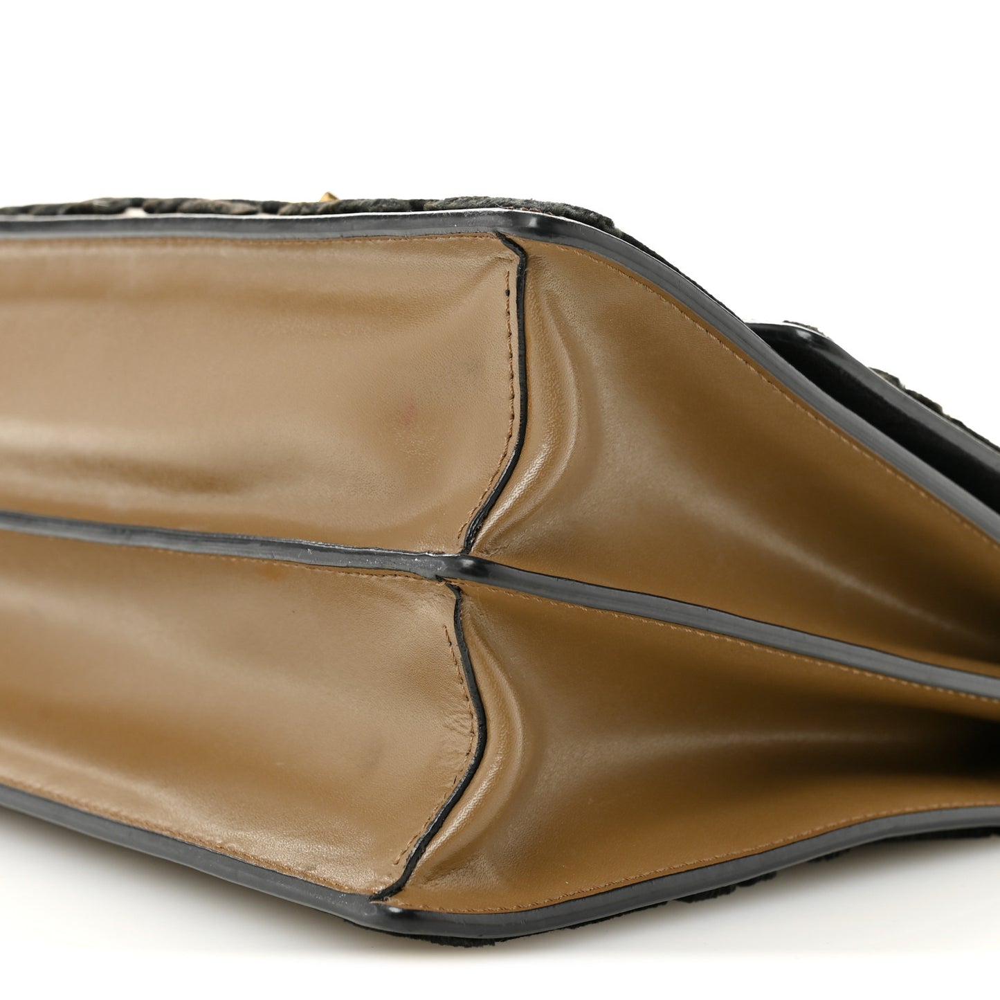 Vitello Liberty Velvet FF Reloaded Kan I Shoulder Bag Maya Black