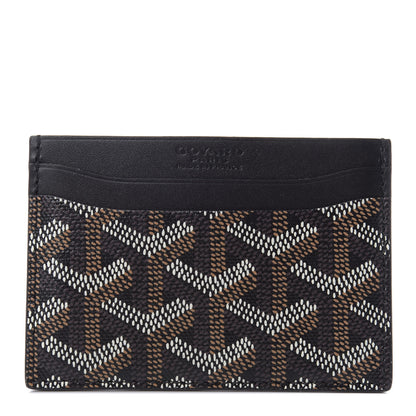 Goyard Goyardine Saint Sulpice Card Holder Black 1 of 7