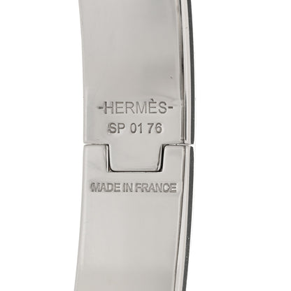 Hermes Enamel Printed Narrow Savana Dance Hinged Bracelet GM Arts And Crafts 4 of 5