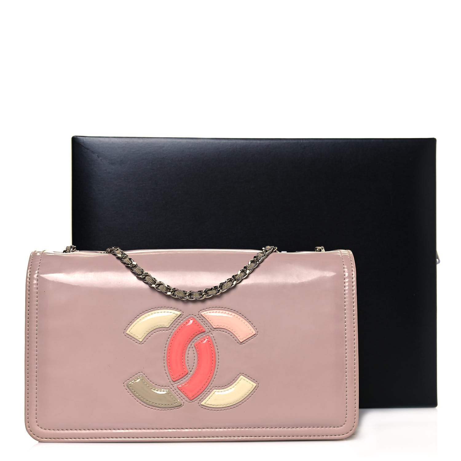 Chanel Vinyl Lipstick Flap Dark Beige 18 of 18