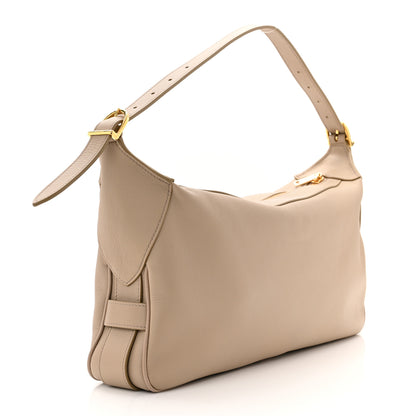 Celine Supple Calfskin Medium Romy Shoulder Bag Safari 3 of 11