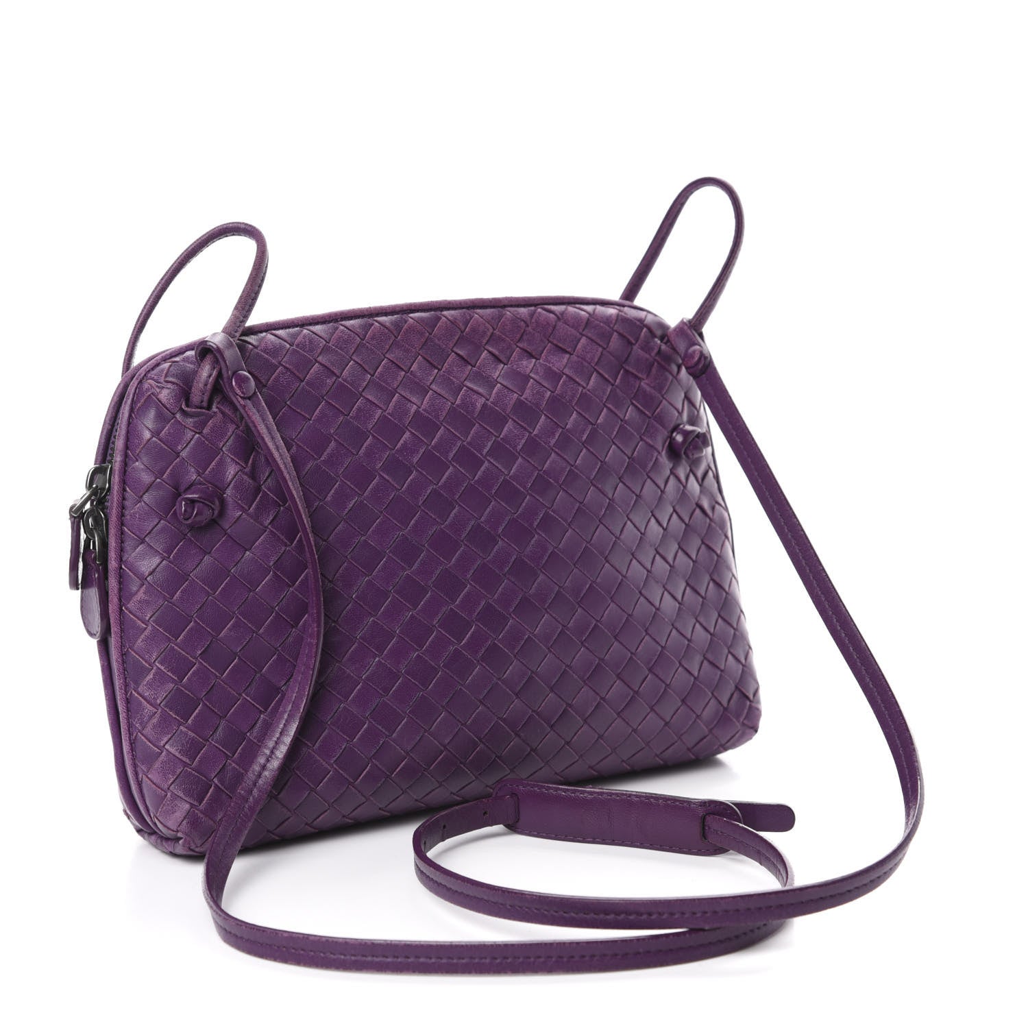 Bottega Veneta Nappa Intrecciato Pillow Crossbody Messenger Monalisa 3 of 10
