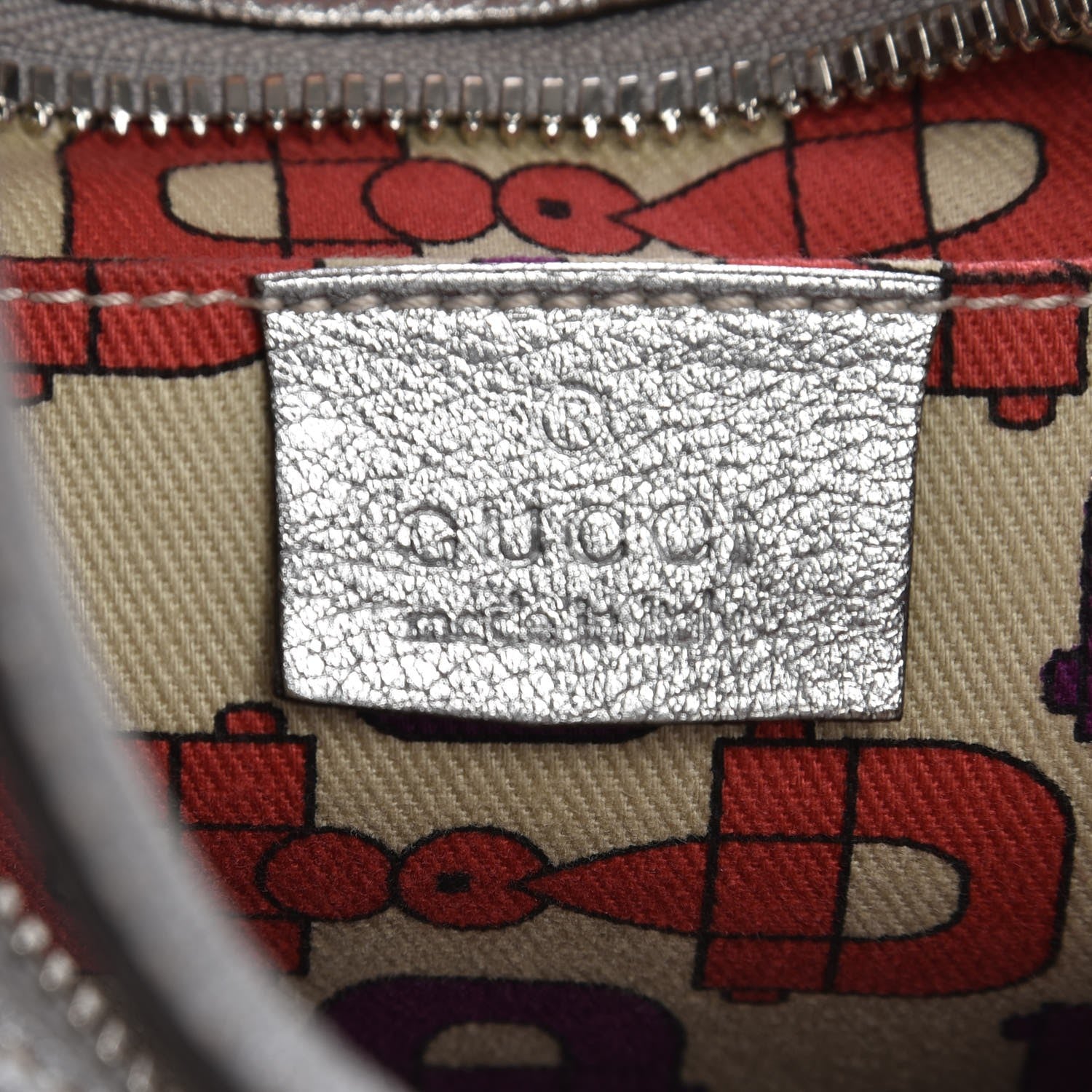 Gucci Guccissima Small Princy Hobo Silver 6 of 7