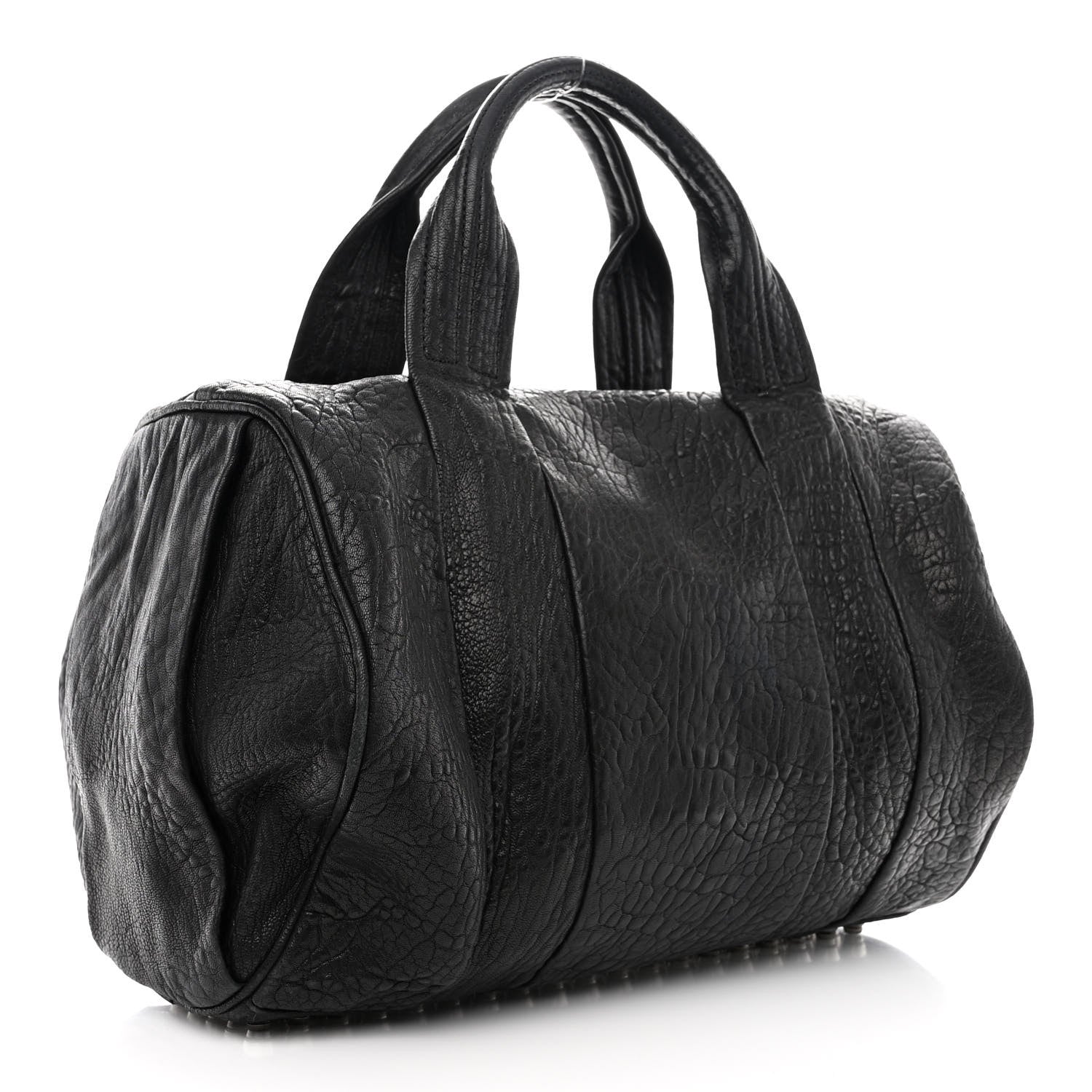 Alexander Wang Pebbled Lambskin Rockie Black Nickel Hardware 3 of 11