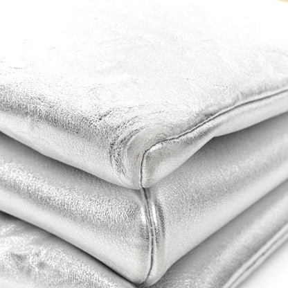 Louis Vuitton Metallic Lambskin Embossed Monogram Coussin PM Silver 12 of 14