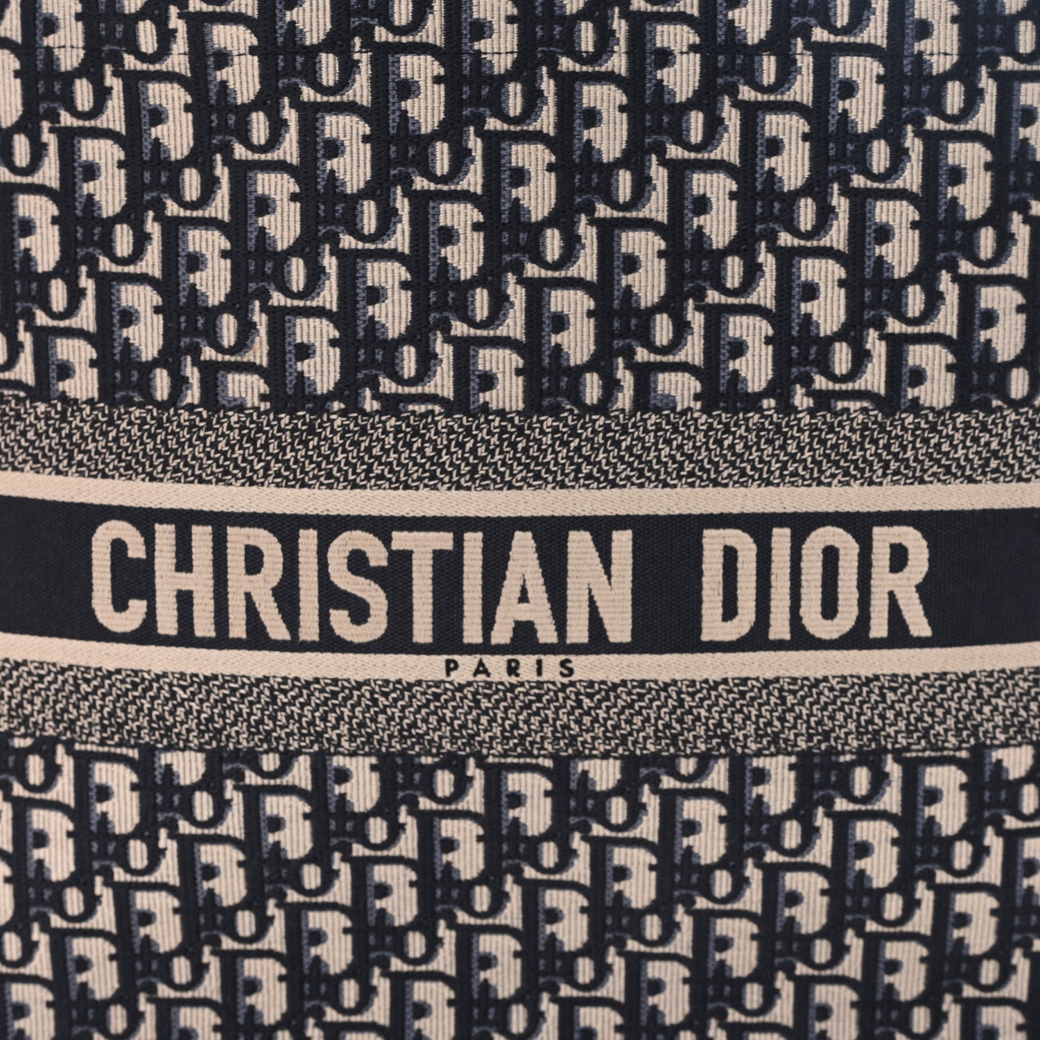 Christian Dior Oblique Large Book Tote Blue Multicolor 8 of 13