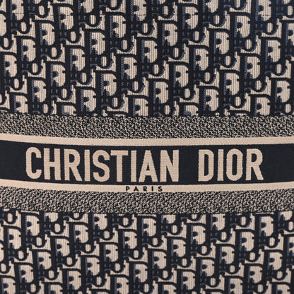 Christian Dior Oblique Large Book Tote Blue Multicolor 8 of 13