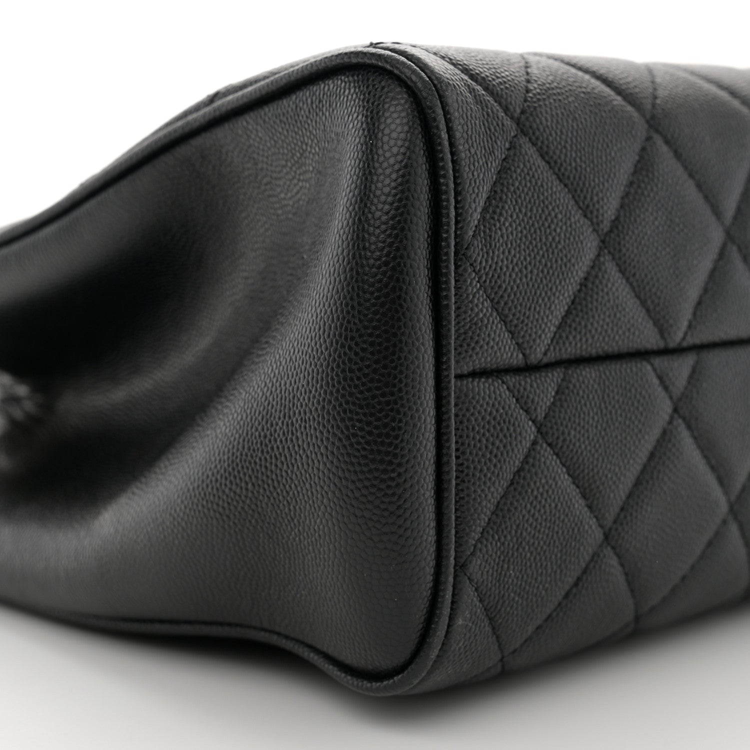 Chanel Caviar Quilted In Out Flap Shopping Tote Black 11 of 13