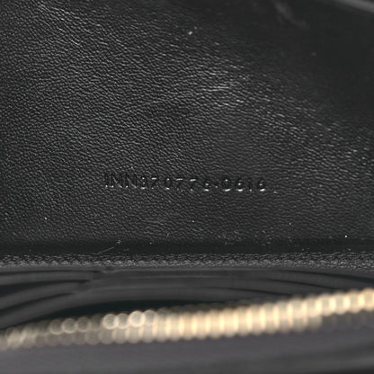 Saint Laurent Metallic Calfskin Textured Continental Zip Around Wallet Gold 7 of 7