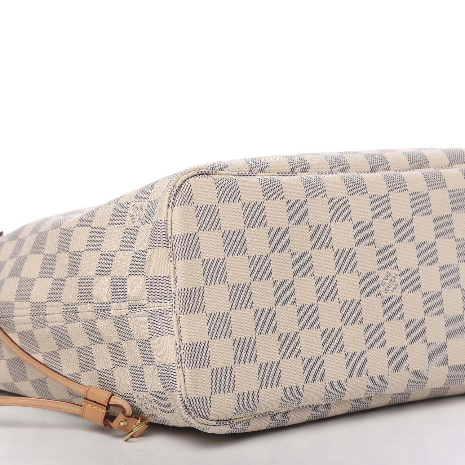 Louis Vuitton Damier Azur Neo Neverfull MM Rose Ballerine 15 of 16