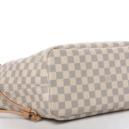 Louis Vuitton Damier Azur Neo Neverfull MM Rose Ballerine 15 of 16