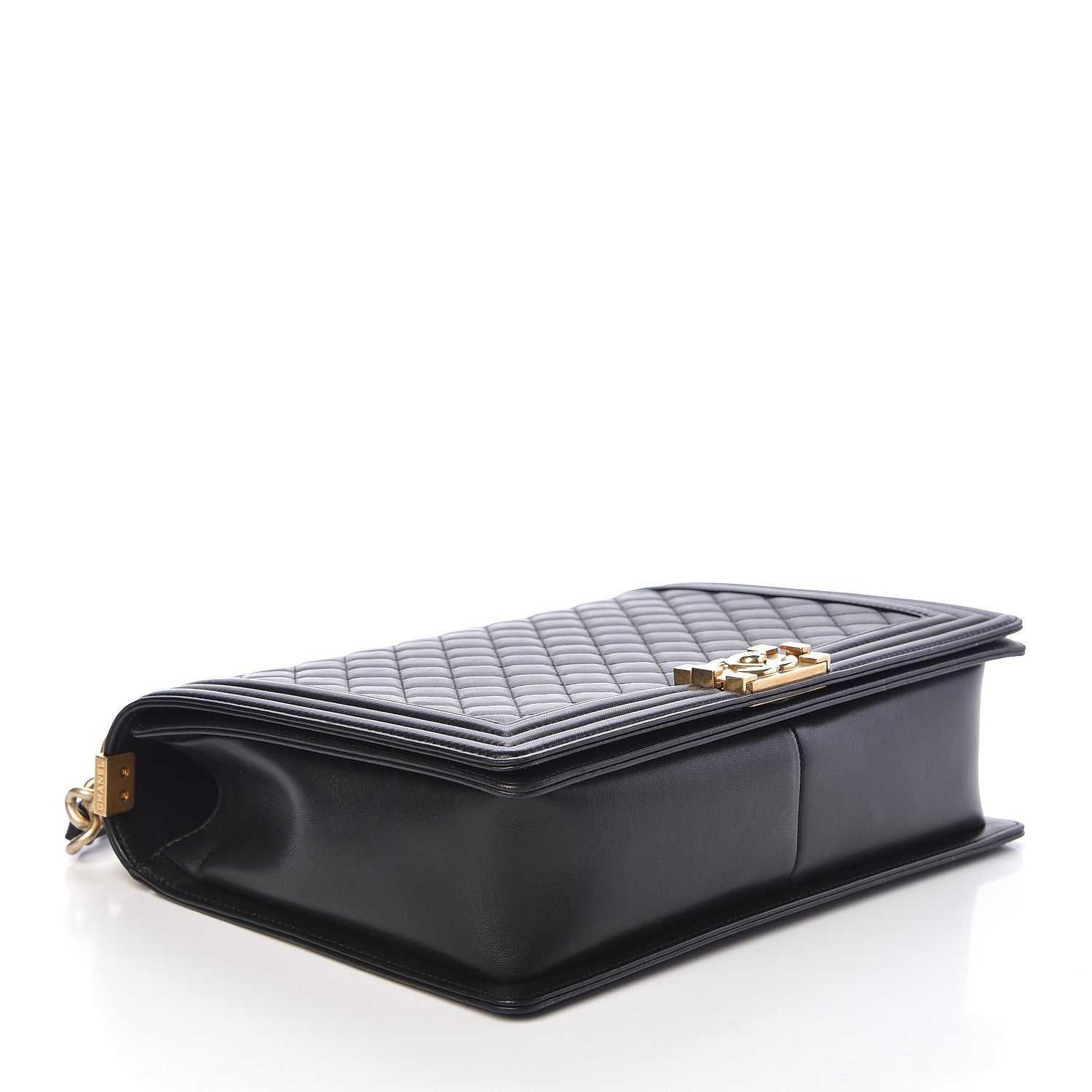 Chanel Lambskin Quilted Large Boy Flap Black 4 of 11