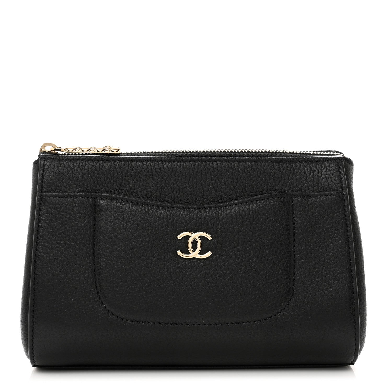 Chanel Grained Calfskin Neo Executive Cosmetic Case Black 1 of 7