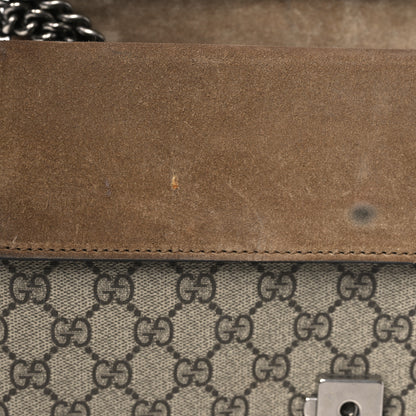 Gucci GG Supreme Monogram Small Dionysus Shoulder Bag Taupe 11 of 12