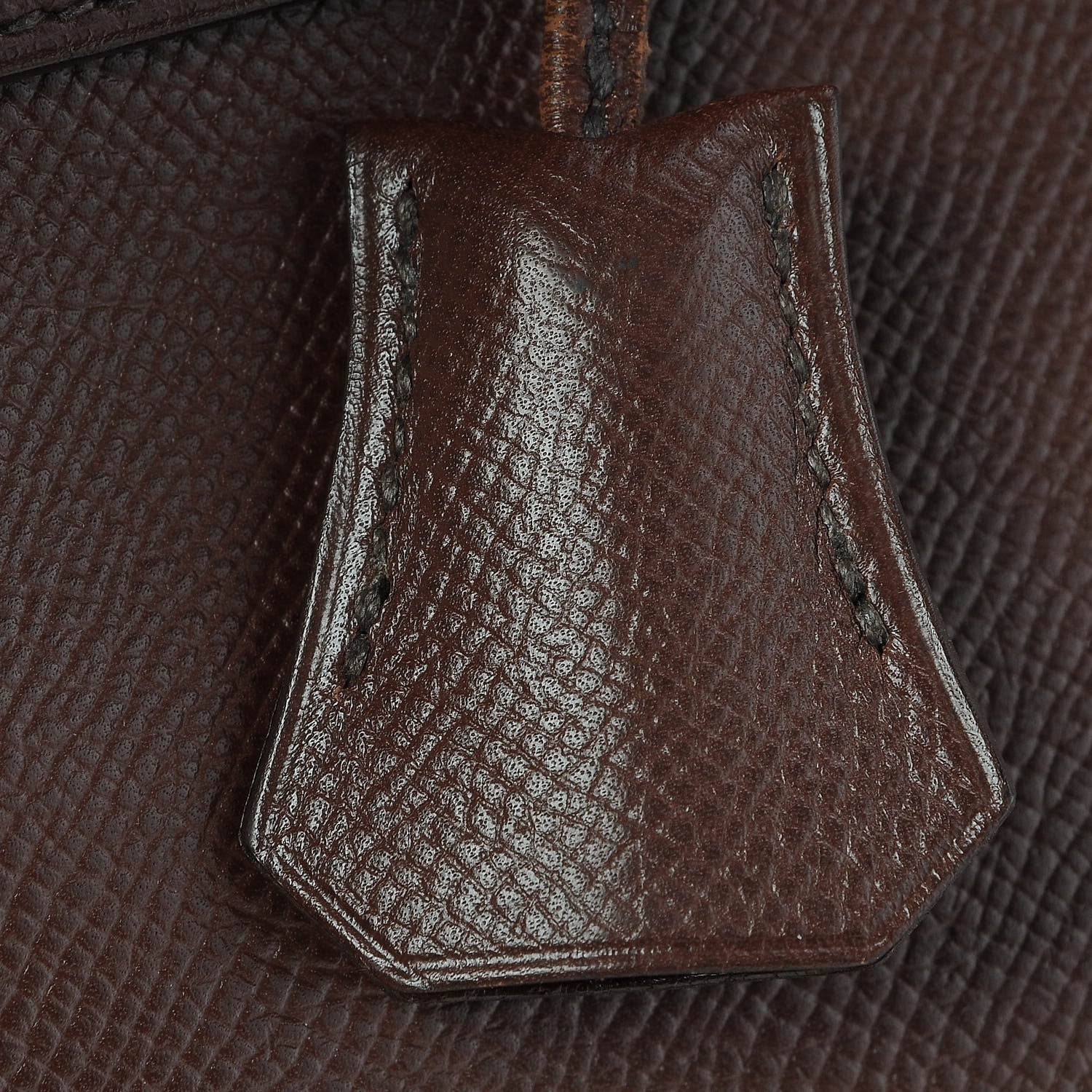Hermes Courchevel Kelly Retourne 28 Chocolate 27 of 32