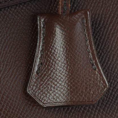 Hermes Courchevel Kelly Retourne 28 Chocolate 27 of 32