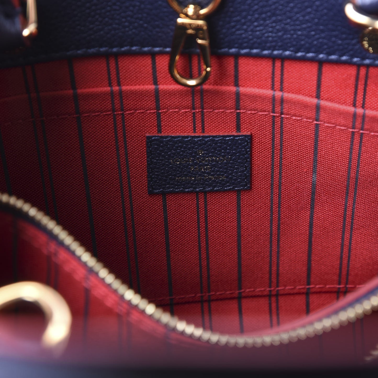 Empreinte Montaigne BB Marine Rouge