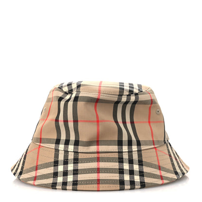 Burberry Technical Cotton Vintage Check Bucket Hat M Archive Beige 5 of 10